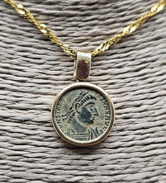 Roman Coin Pendant "Constantine I"