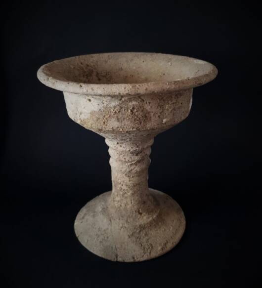 Ancient Terracotta Canaanite Middle Bronze Age Goblet