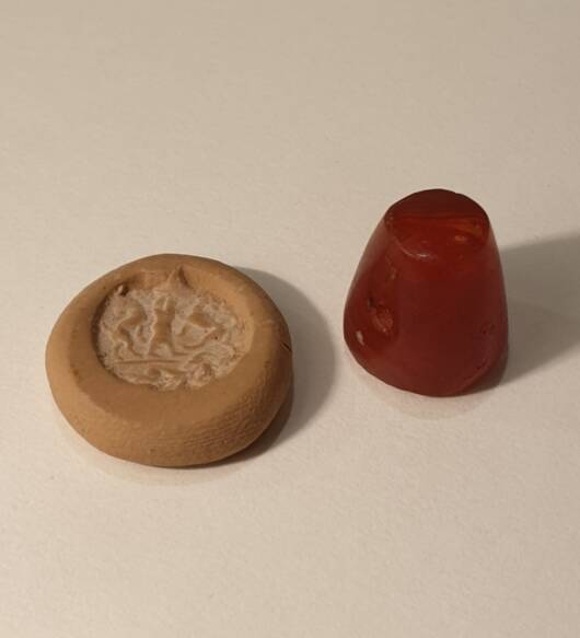 Ancient Conoid Carnelian Stamp Seal